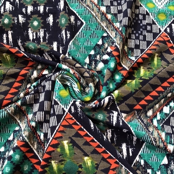 S-12 tunic dress multicoloured with belt - Picture 8 of 8